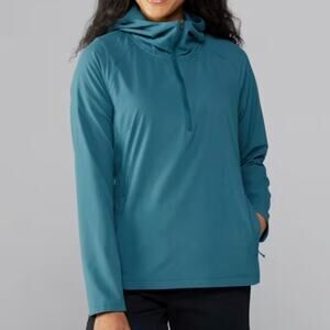 Kuhl Bandita Half-Zip Pullover Lagoon Size Small Outdoor Hiking Camping Casual